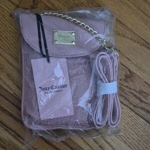 Juicy Couture Blush Crossbody Bag with Chain Strap